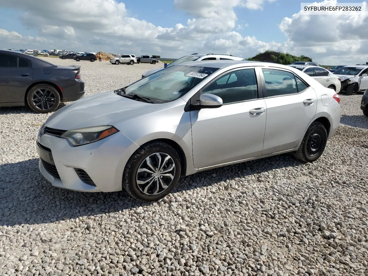 2015 Toyota Corolla L VIN: 5YFBURHE6FP283262 Lot: 60287264