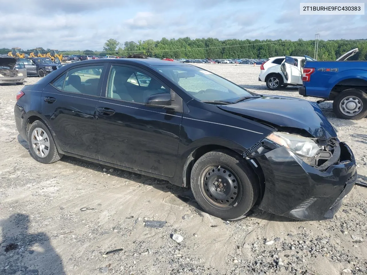 2015 Toyota Corolla L VIN: 2T1BURHE9FC430383 Lot: 60891284