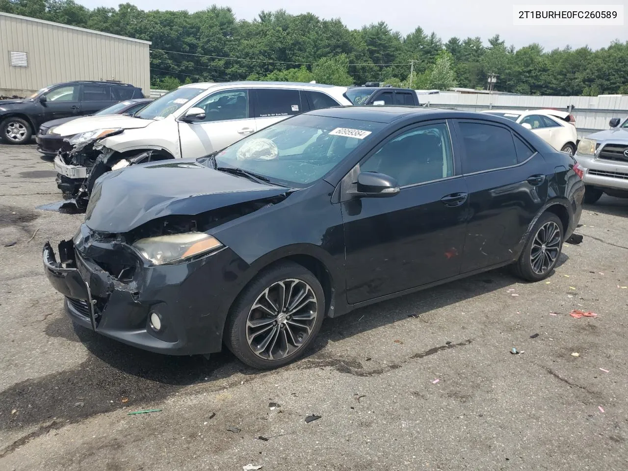 2015 Toyota Corolla L VIN: 2T1BURHE0FC260589 Lot: 60959384