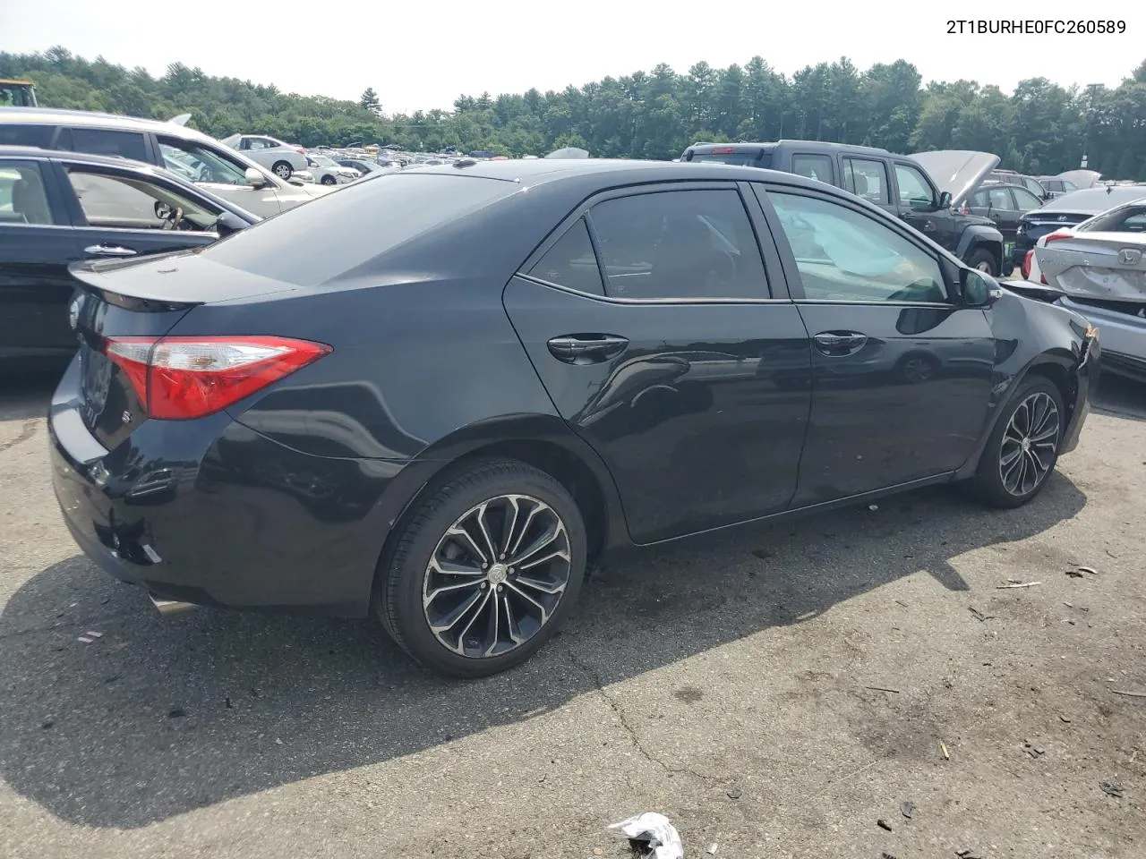 2015 Toyota Corolla L VIN: 2T1BURHE0FC260589 Lot: 60959384