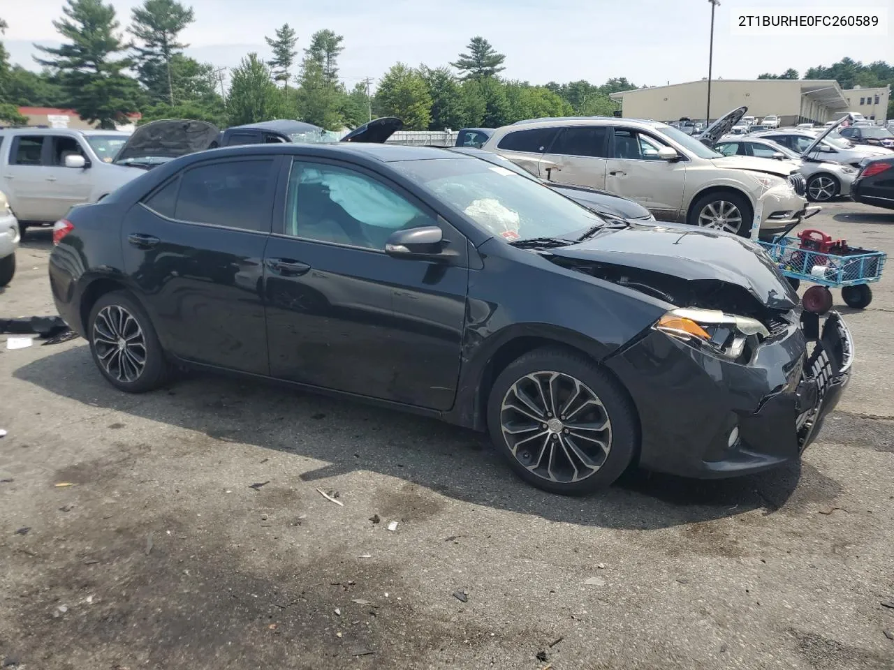 2015 Toyota Corolla L VIN: 2T1BURHE0FC260589 Lot: 60959384