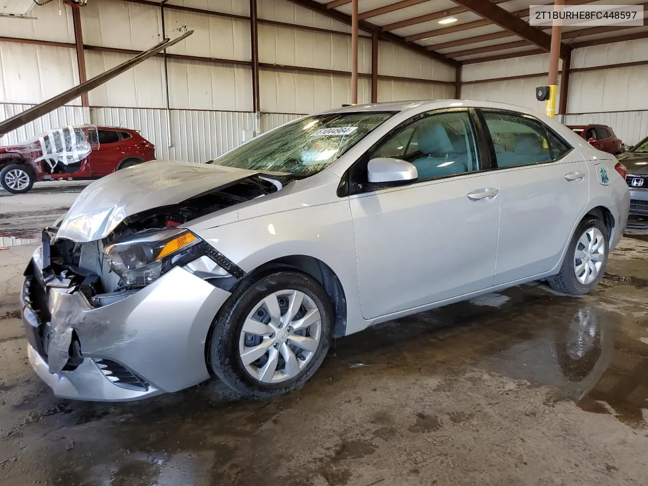 2015 Toyota Corolla L VIN: 2T1BURHE8FC448597 Lot: 61044984