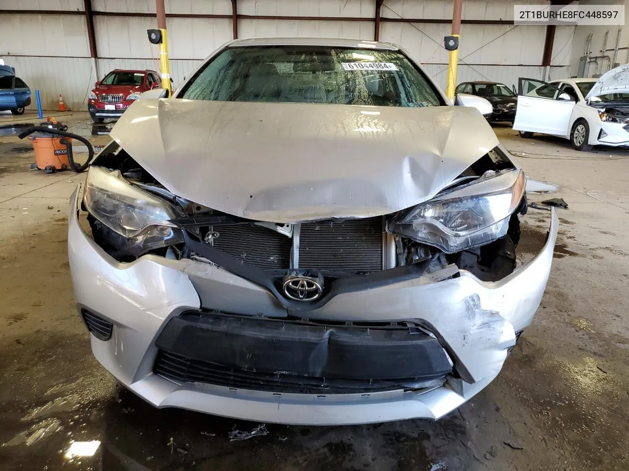 2015 Toyota Corolla L VIN: 2T1BURHE8FC448597 Lot: 61044984