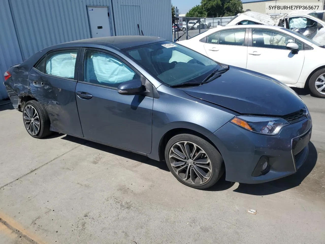 2015 Toyota Corolla L VIN: 5YFBURHE7FP365677 Lot: 61741804