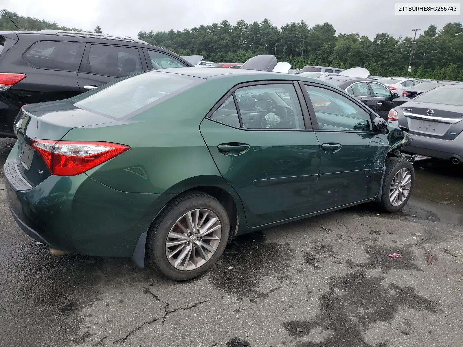 2015 Toyota Corolla L VIN: 2T1BURHE8FC256743 Lot: 61852204