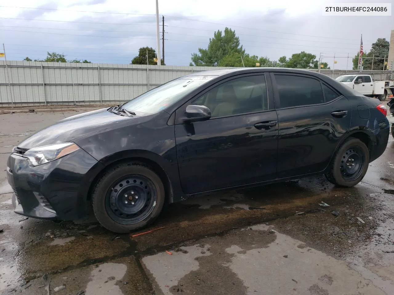 2015 Toyota Corolla L VIN: 2T1BURHE4FC244086 Lot: 62508514