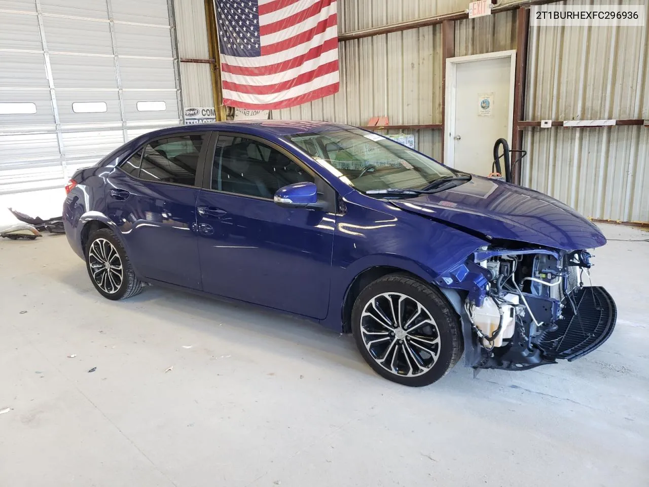 2015 Toyota Corolla L VIN: 2T1BURHEXFC296936 Lot: 62808384