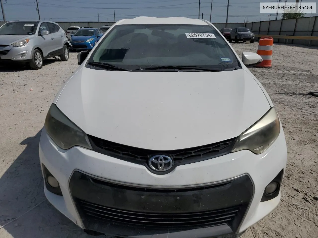 2015 Toyota Corolla L VIN: 5YFBURHE7FP185454 Lot: 62878754