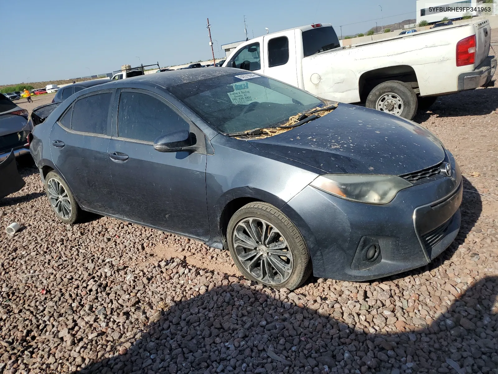 2015 Toyota Corolla L VIN: 5YFBURHE9FP341963 Lot: 64075684