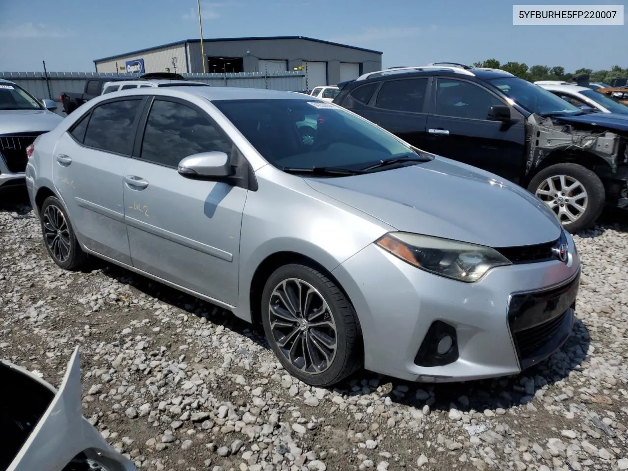 2015 Toyota Corolla L VIN: 5YFBURHE5FP220007 Lot: 64233554