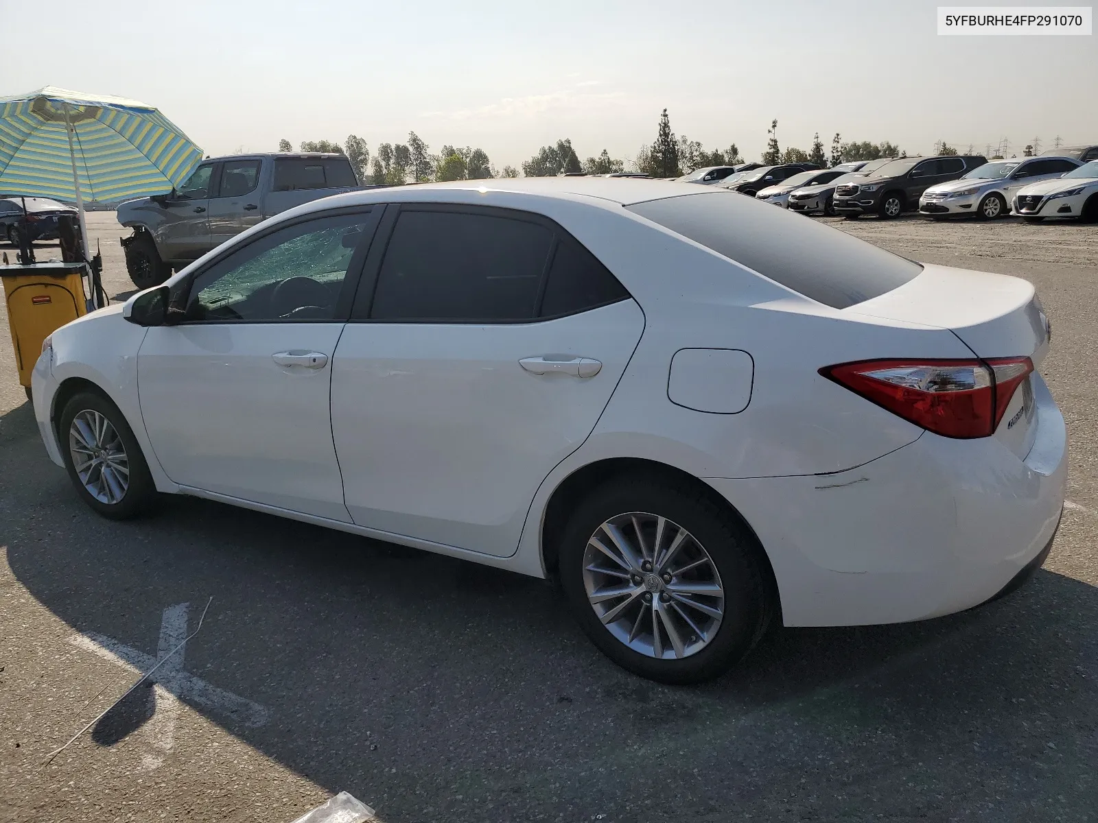 2015 Toyota Corolla L VIN: 5YFBURHE4FP291070 Lot: 64275974