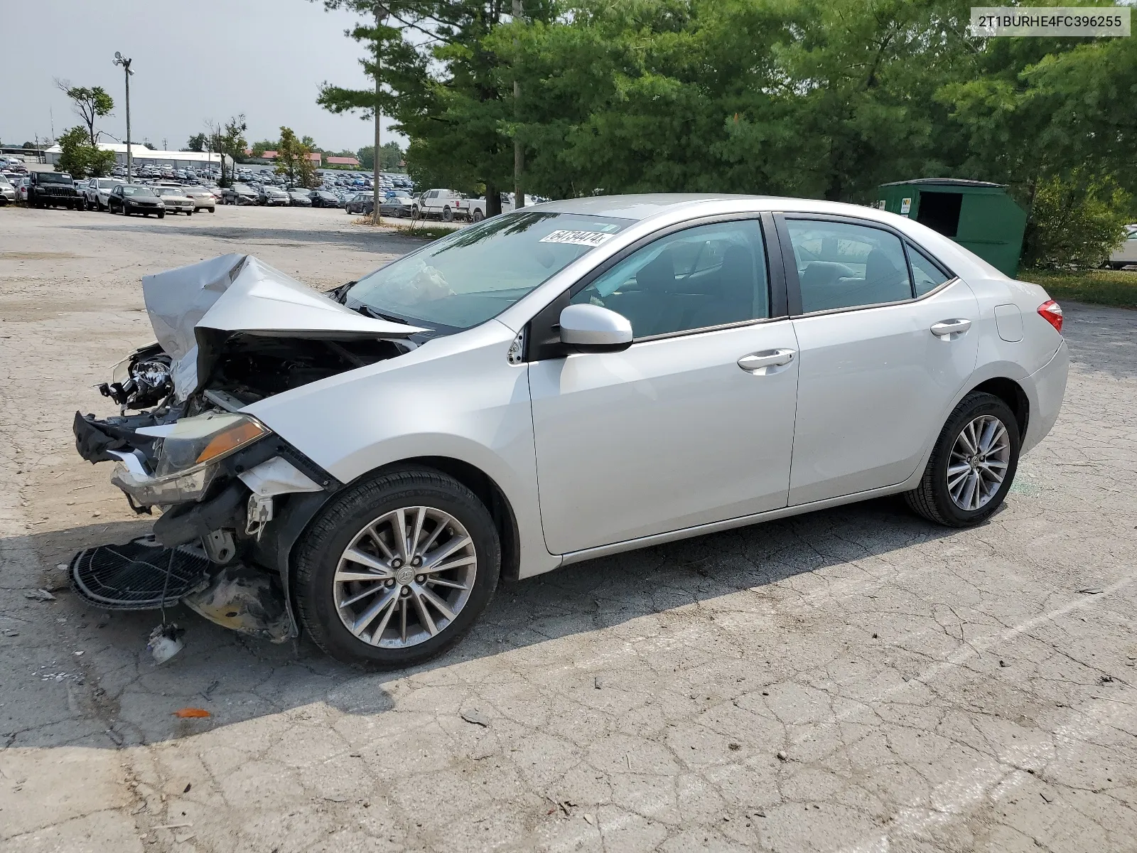 2T1BURHE4FC396255 2015 Toyota Corolla L