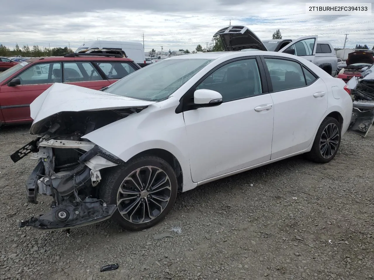 2015 Toyota Corolla L VIN: 2T1BURHE2FC394133 Lot: 64813444