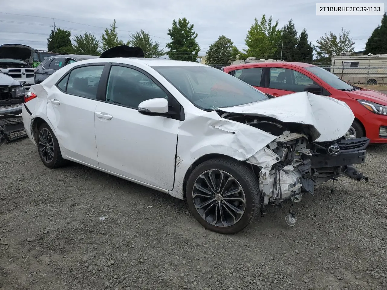 2015 Toyota Corolla L VIN: 2T1BURHE2FC394133 Lot: 64813444