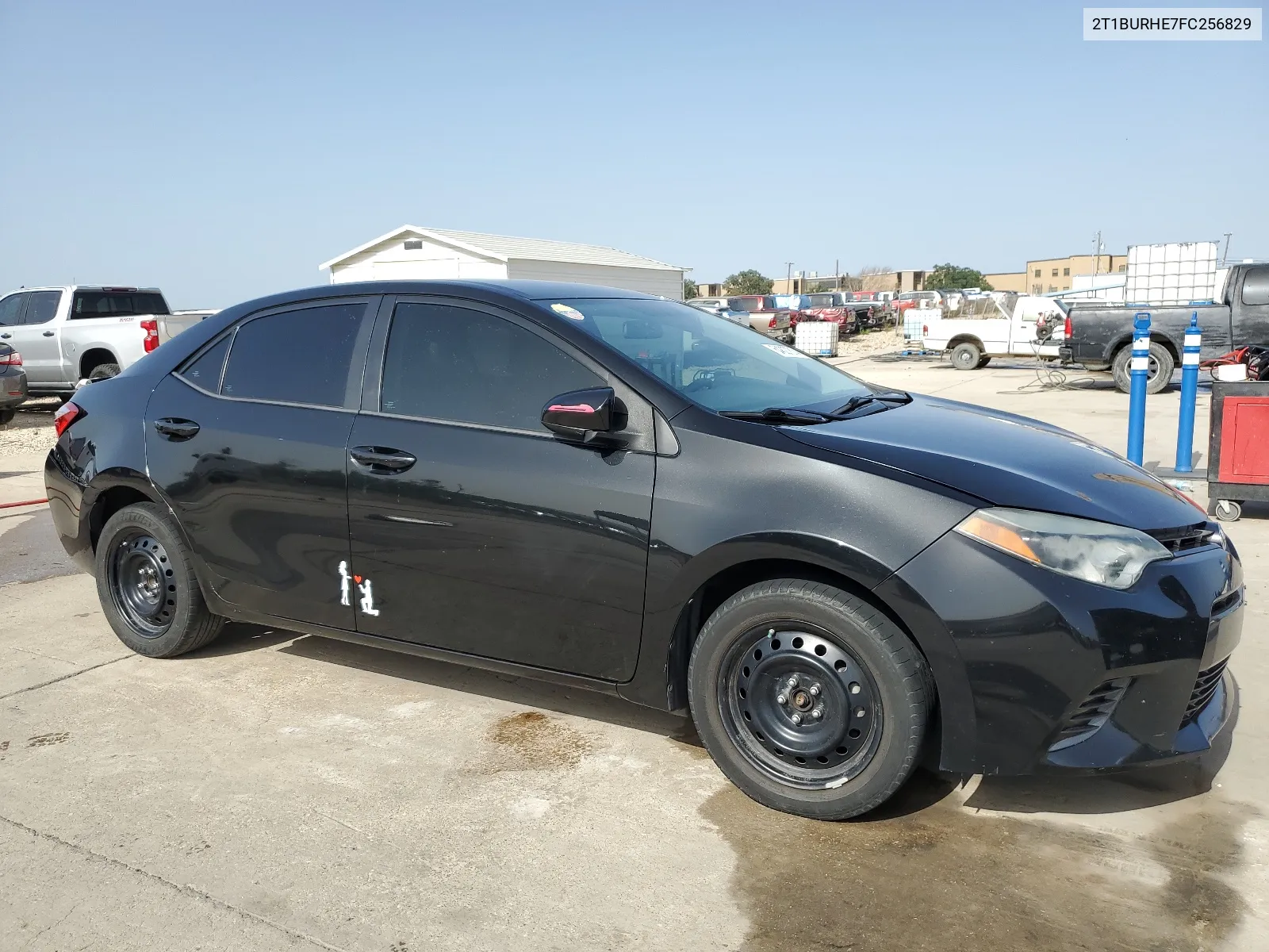 2015 Toyota Corolla L VIN: 2T1BURHE7FC256829 Lot: 64827314