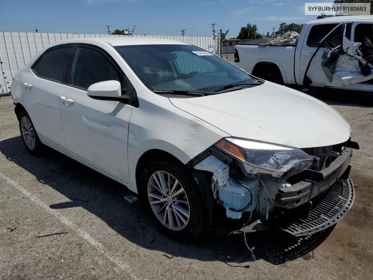 2015 Toyota Corolla L VIN: 5YFBURHE8FP180683 Lot: 65423404