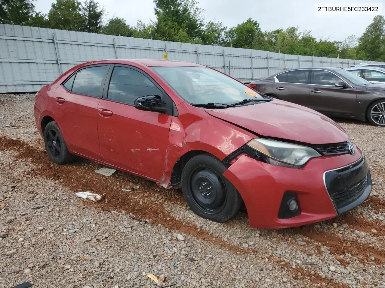 2015 Toyota Corolla L VIN: 2T1BURHE5FC233422 Lot: 66040534