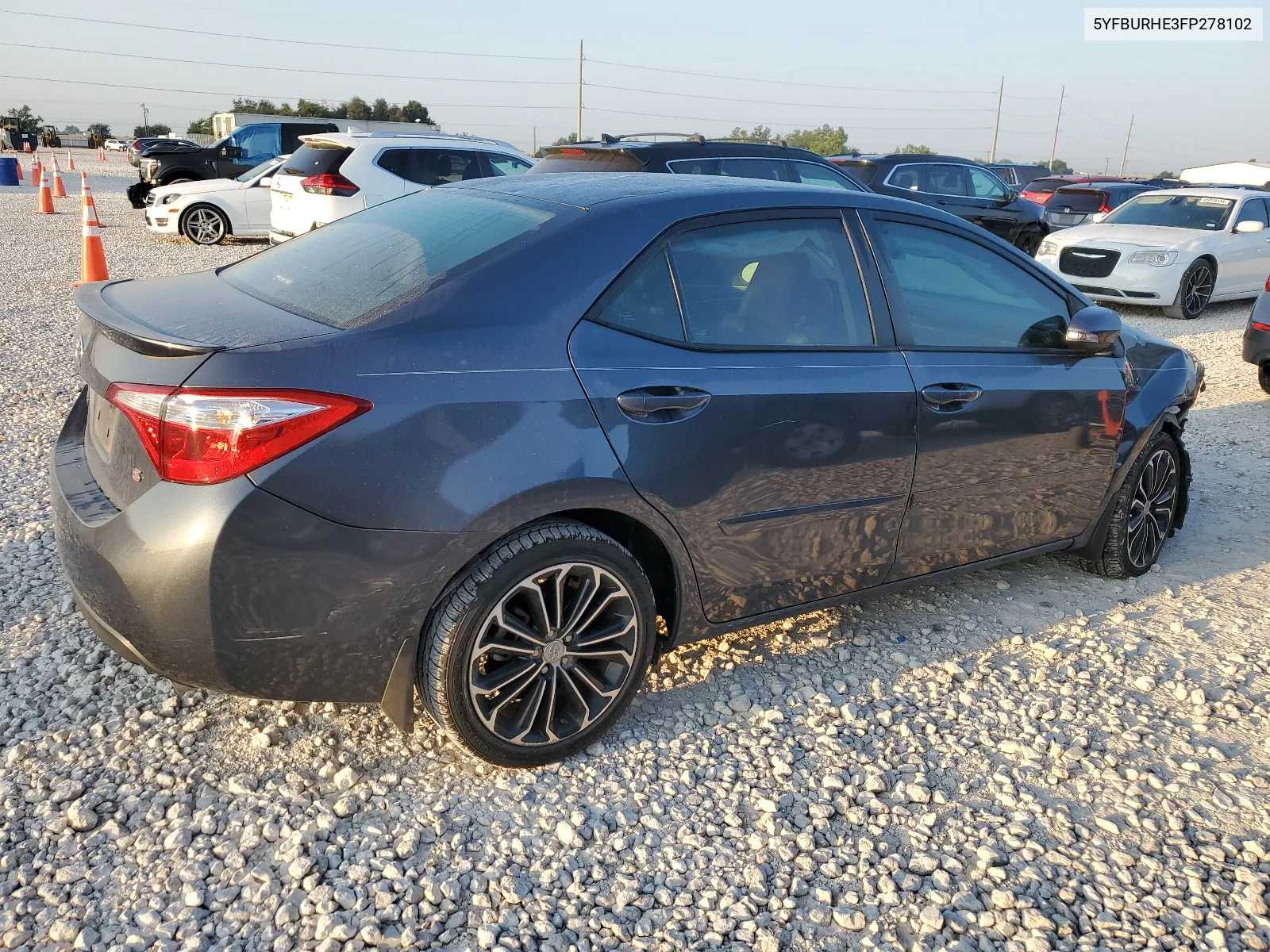 2015 Toyota Corolla L VIN: 5YFBURHE3FP278102 Lot: 66041984