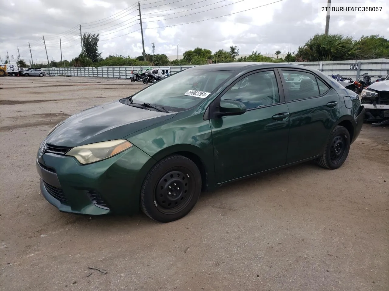 2015 Toyota Corolla L VIN: 2T1BURHE6FC368067 Lot: 66065264