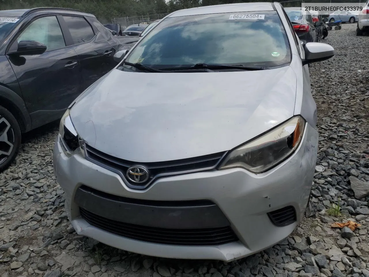 2015 Toyota Corolla L VIN: 2T1BURHE0FC433379 Lot: 66275504