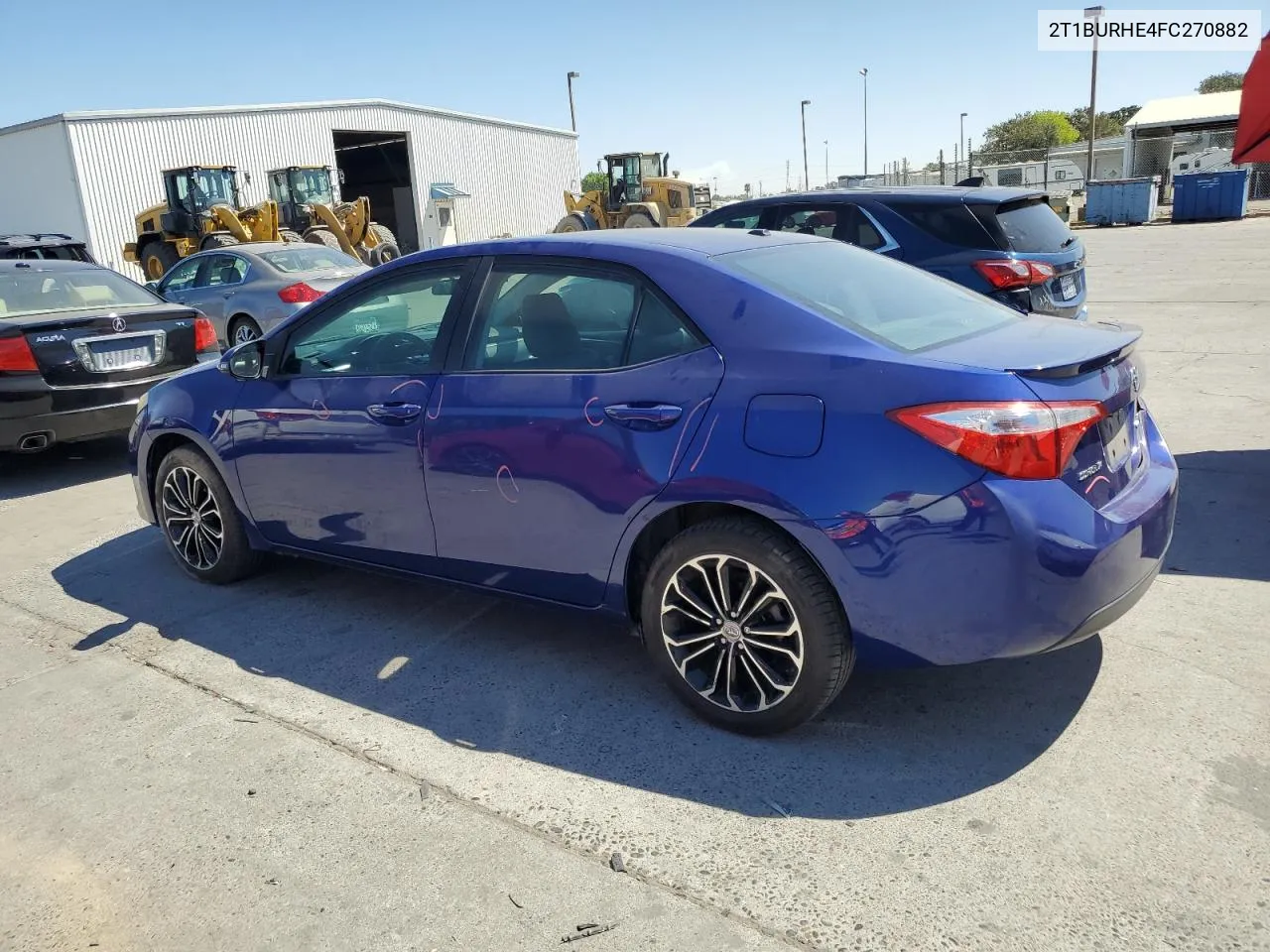 2015 Toyota Corolla L VIN: 2T1BURHE4FC270882 Lot: 66343964