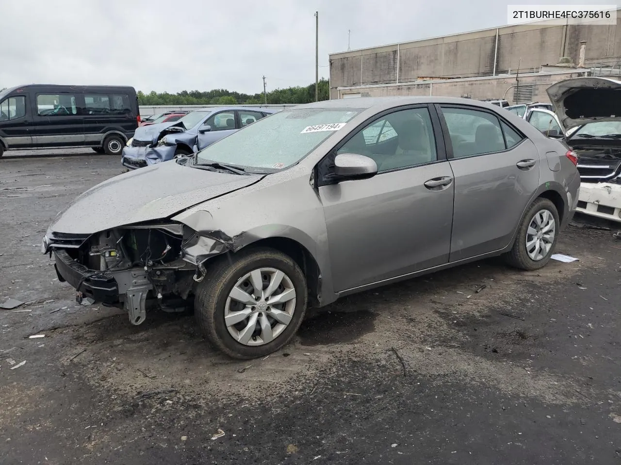 2T1BURHE4FC375616 2015 Toyota Corolla L