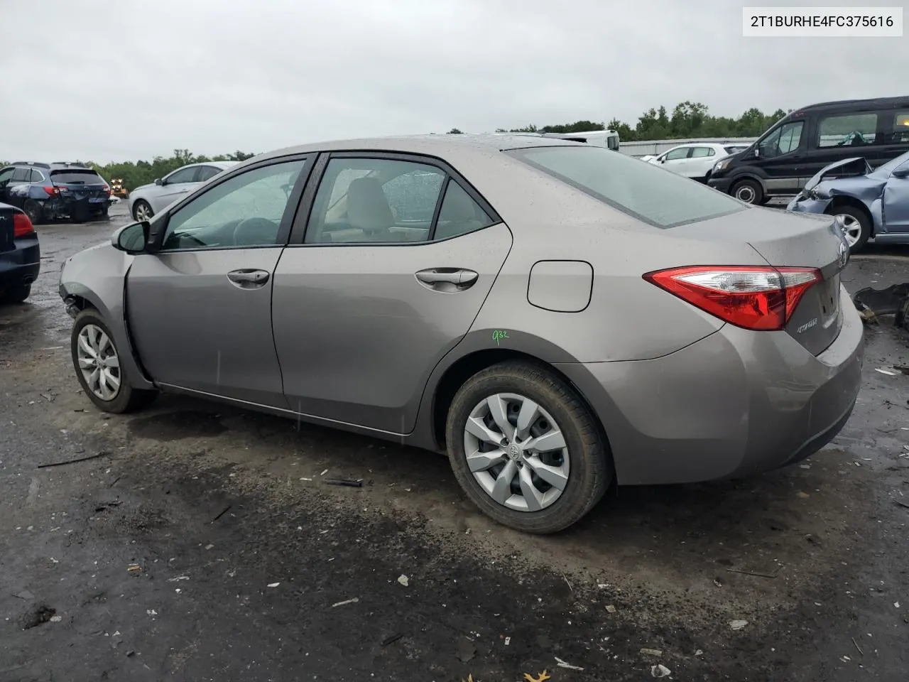 2015 Toyota Corolla L VIN: 2T1BURHE4FC375616 Lot: 66497194