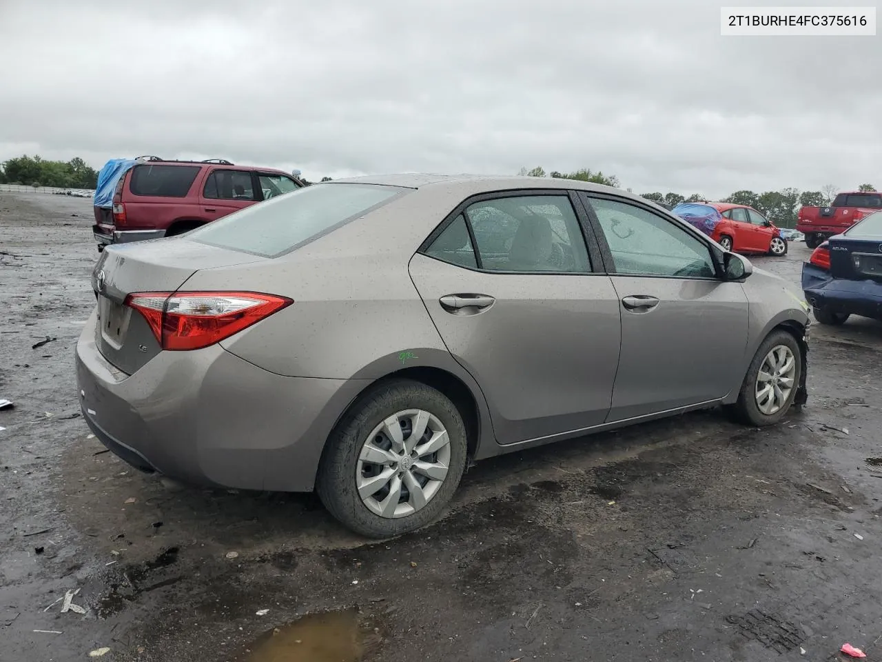 2015 Toyota Corolla L VIN: 2T1BURHE4FC375616 Lot: 66497194