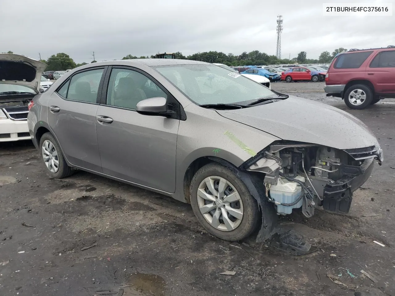 2015 Toyota Corolla L VIN: 2T1BURHE4FC375616 Lot: 66497194