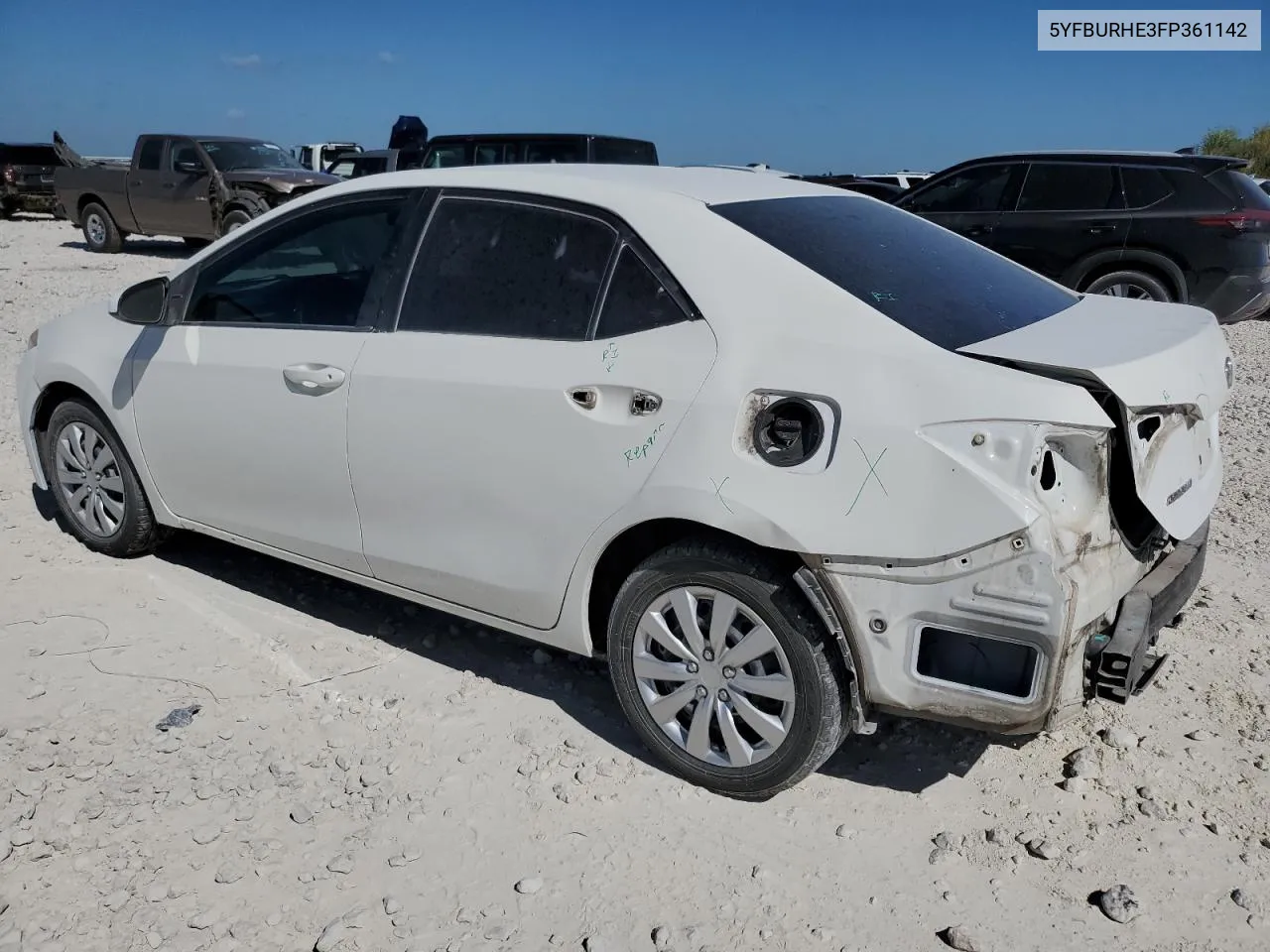 5YFBURHE3FP361142 2015 Toyota Corolla L