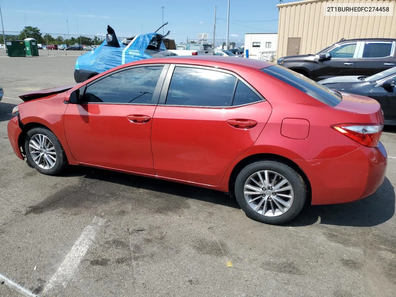 2T1BURHE0FC274458 2015 Toyota Corolla L