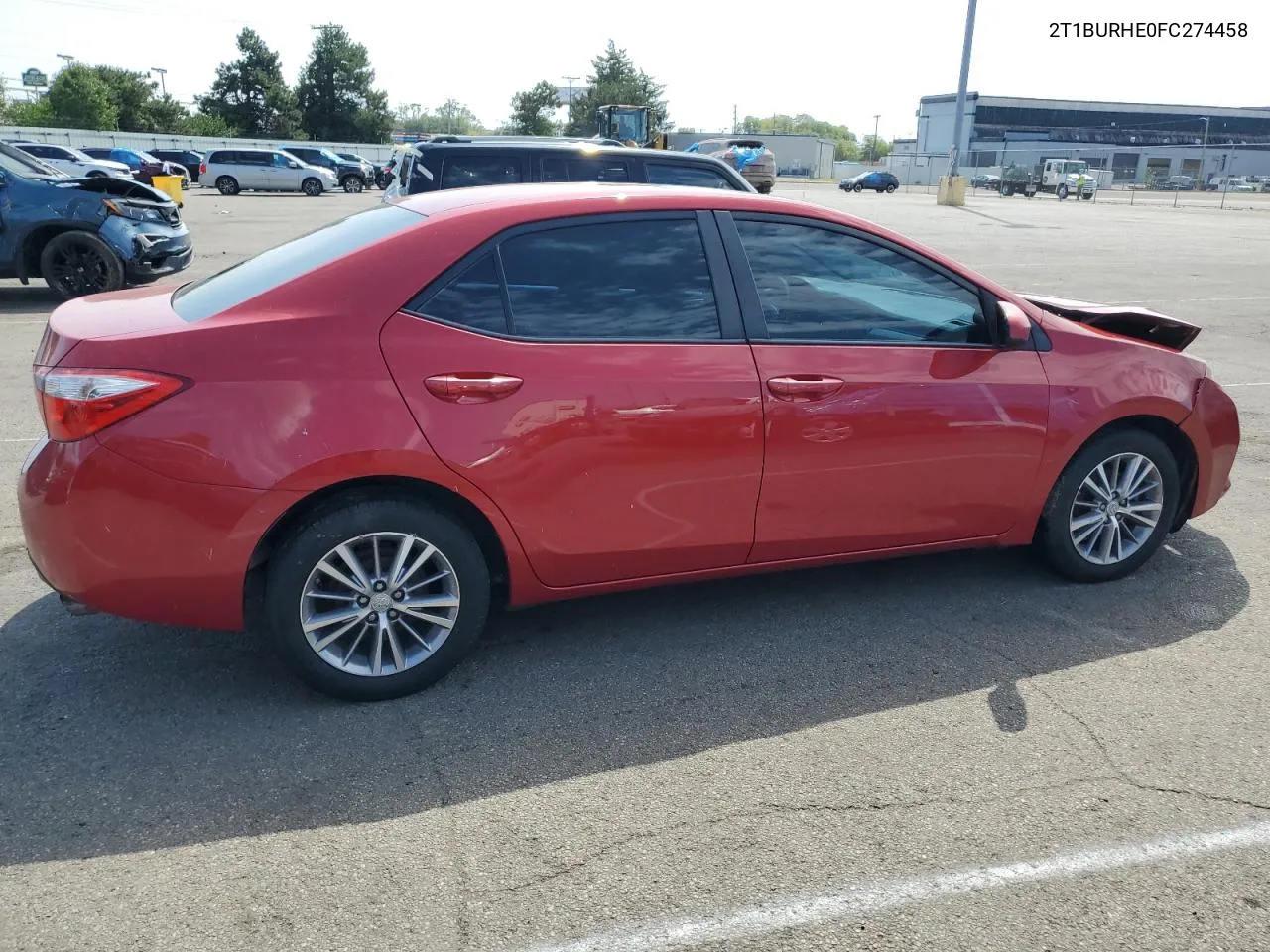 2015 Toyota Corolla L VIN: 2T1BURHE0FC274458 Lot: 66844764