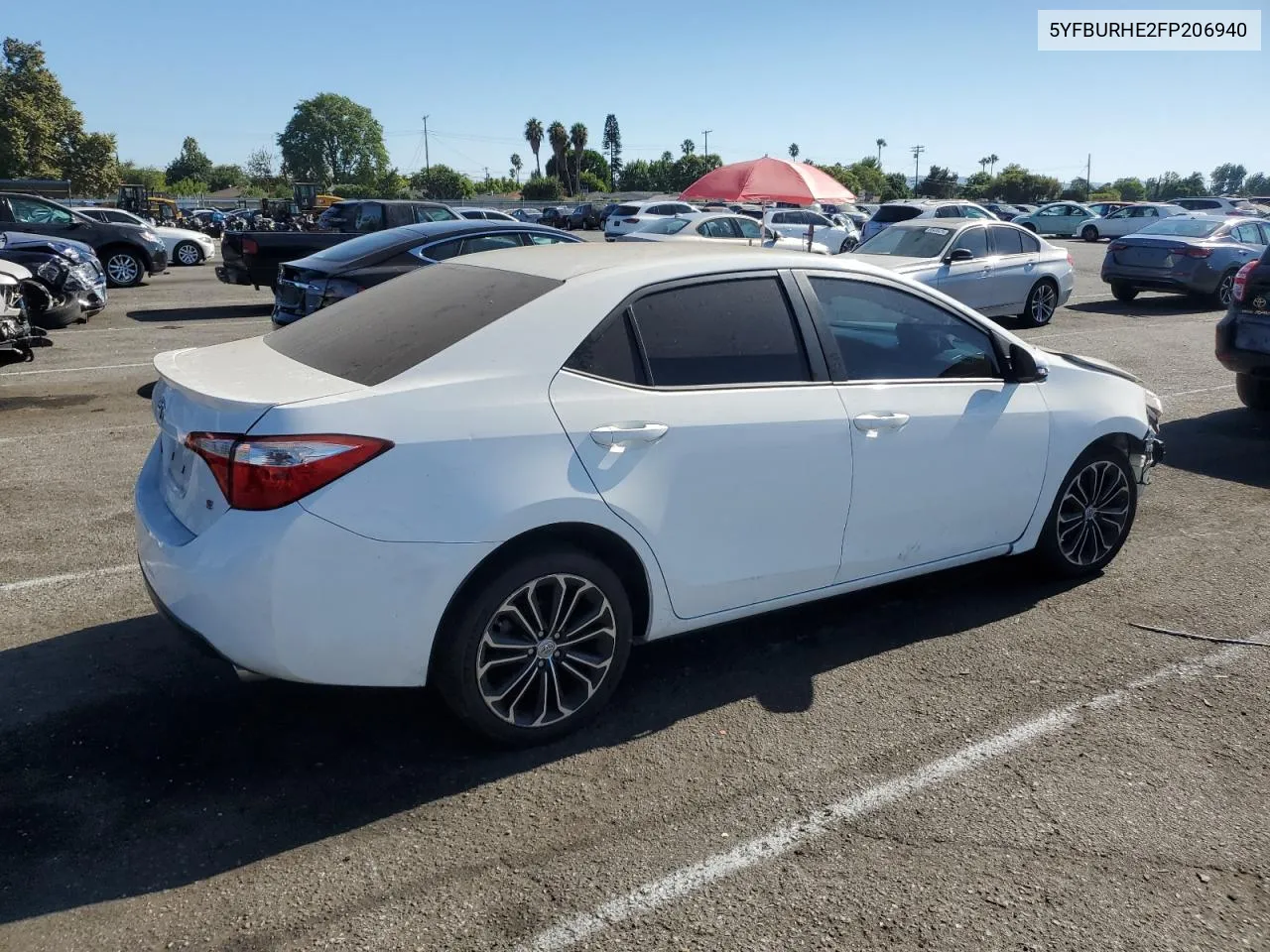 5YFBURHE2FP206940 2015 Toyota Corolla L