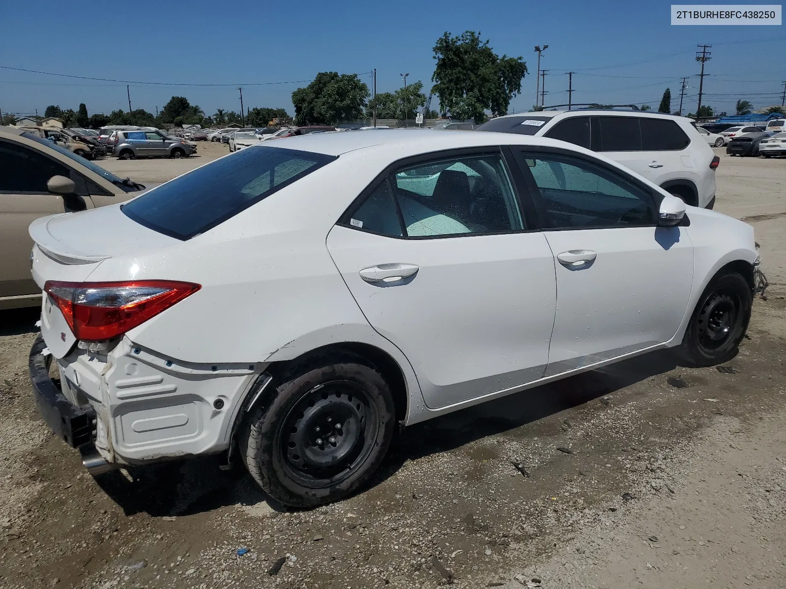 2015 Toyota Corolla L VIN: 2T1BURHE8FC438250 Lot: 67255194