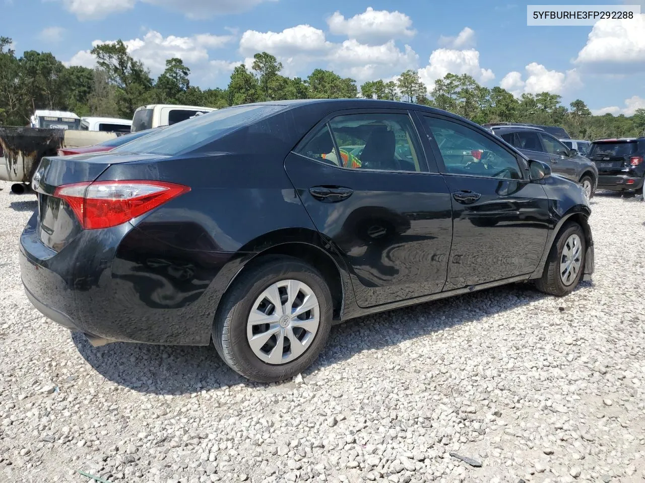 2015 Toyota Corolla L VIN: 5YFBURHE3FP292288 Lot: 67515804