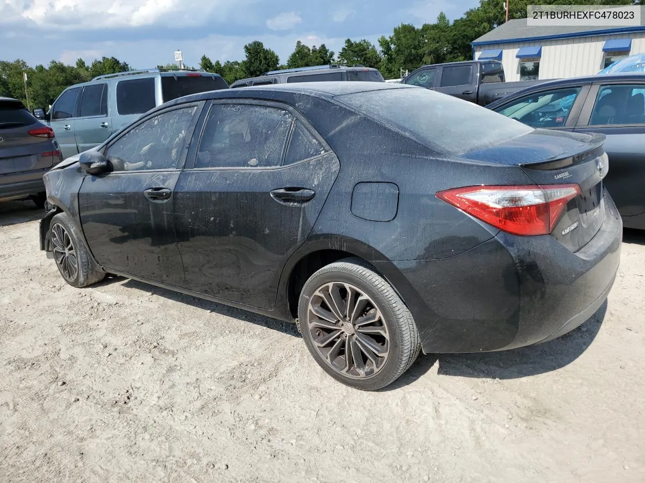 2015 Toyota Corolla L VIN: 2T1BURHEXFC478023 Lot: 67573634