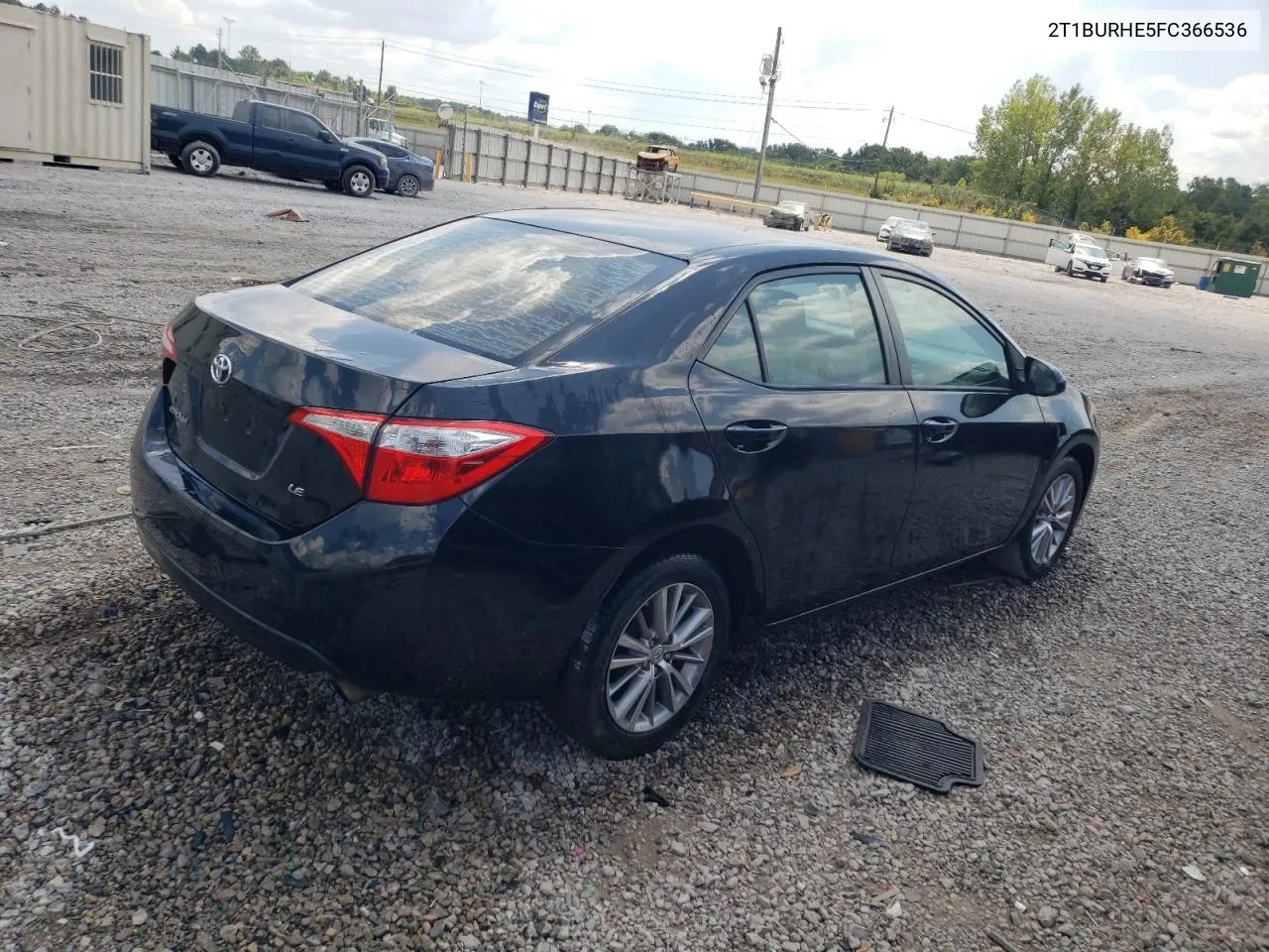 2015 Toyota Corolla L VIN: 2T1BURHE5FC366536 Lot: 67763434