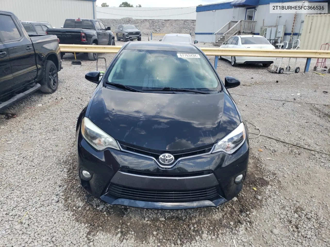 2015 Toyota Corolla L VIN: 2T1BURHE5FC366536 Lot: 67763434