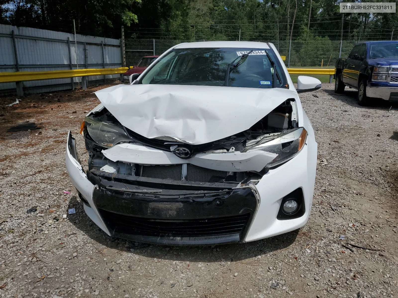 2015 Toyota Corolla L VIN: 2T1BURHE2FC331811 Lot: 67939344