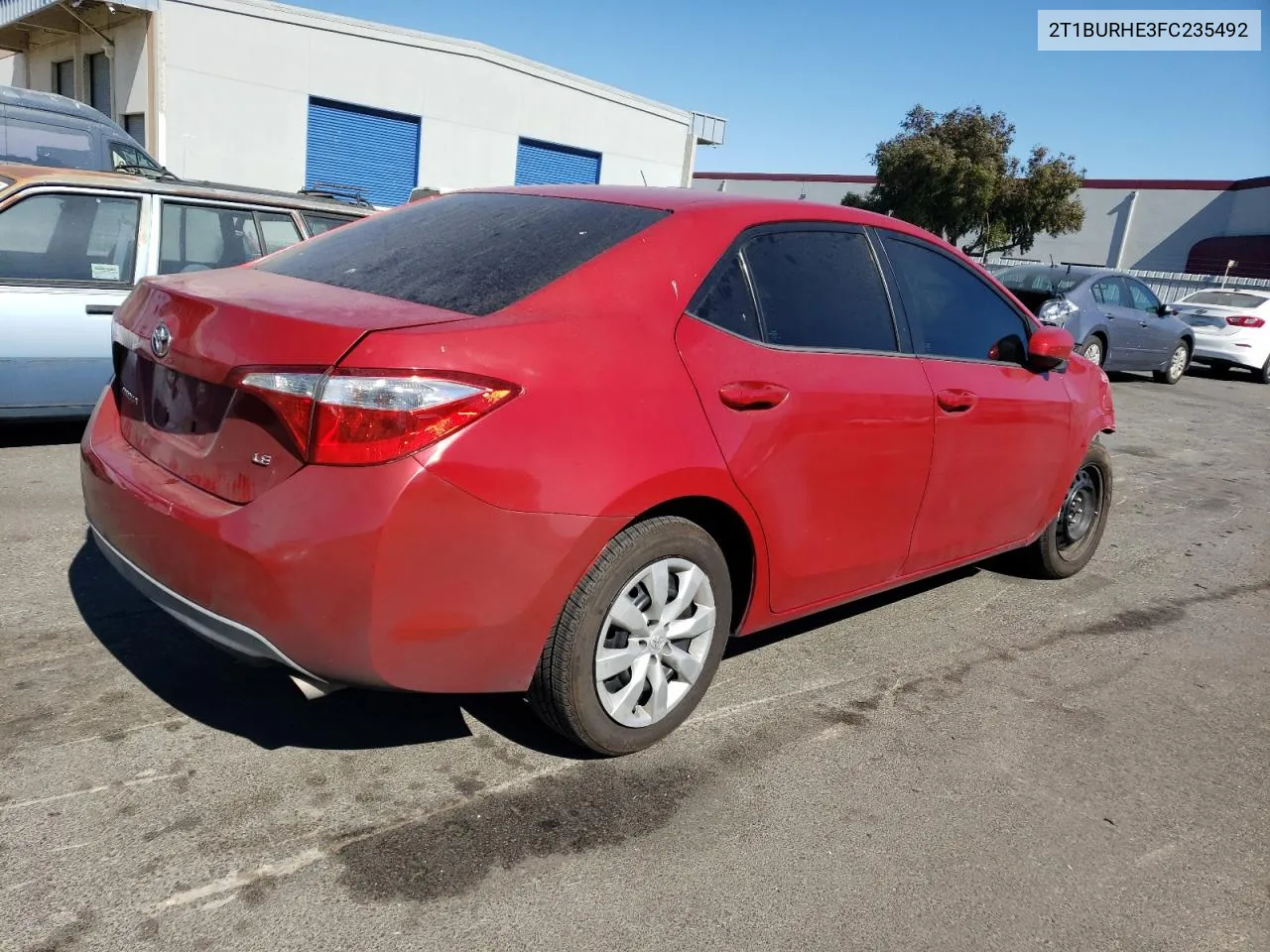 2015 Toyota Corolla L VIN: 2T1BURHE3FC235492 Lot: 68050994