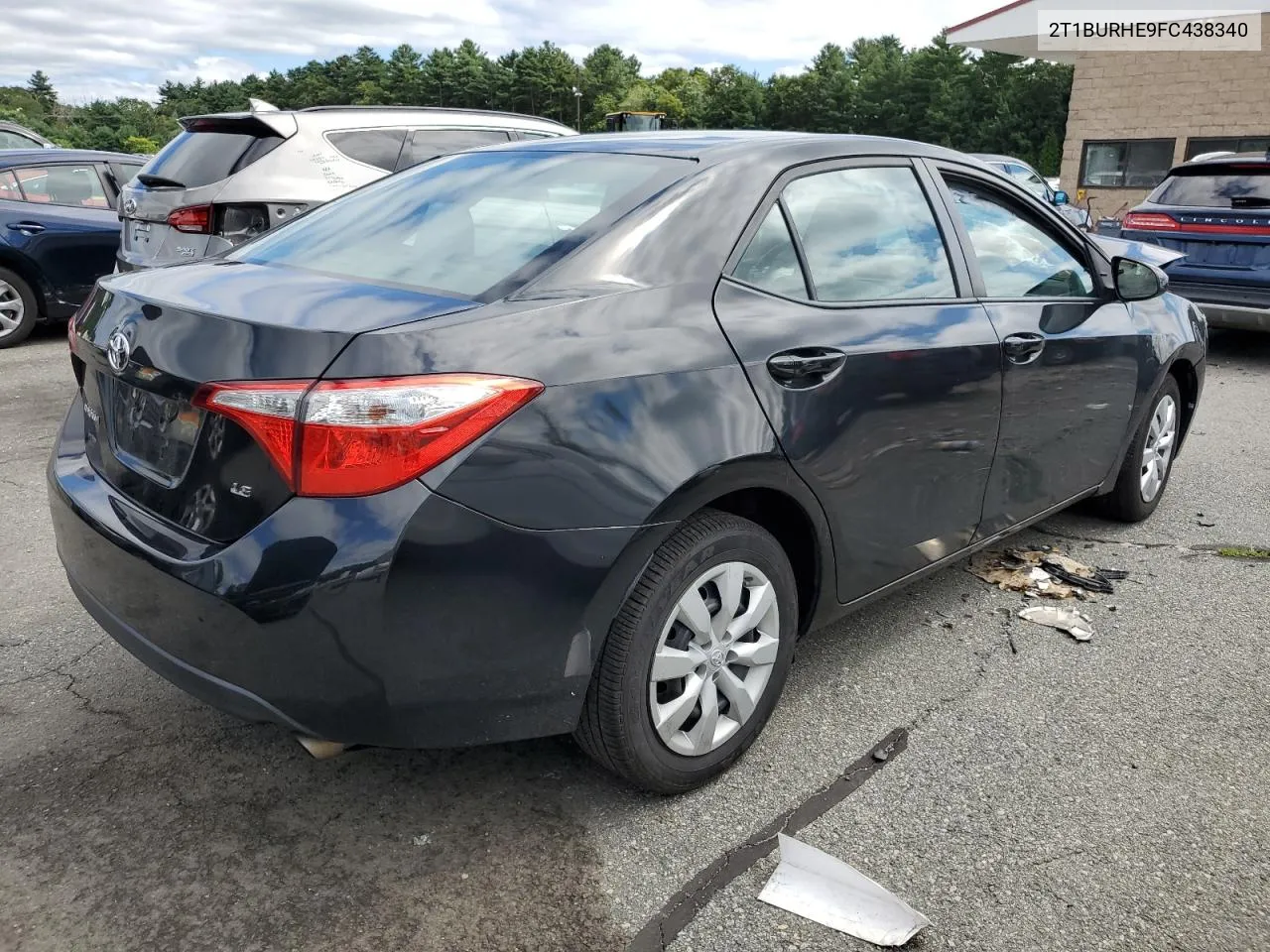 2015 Toyota Corolla L VIN: 2T1BURHE9FC438340 Lot: 68092404