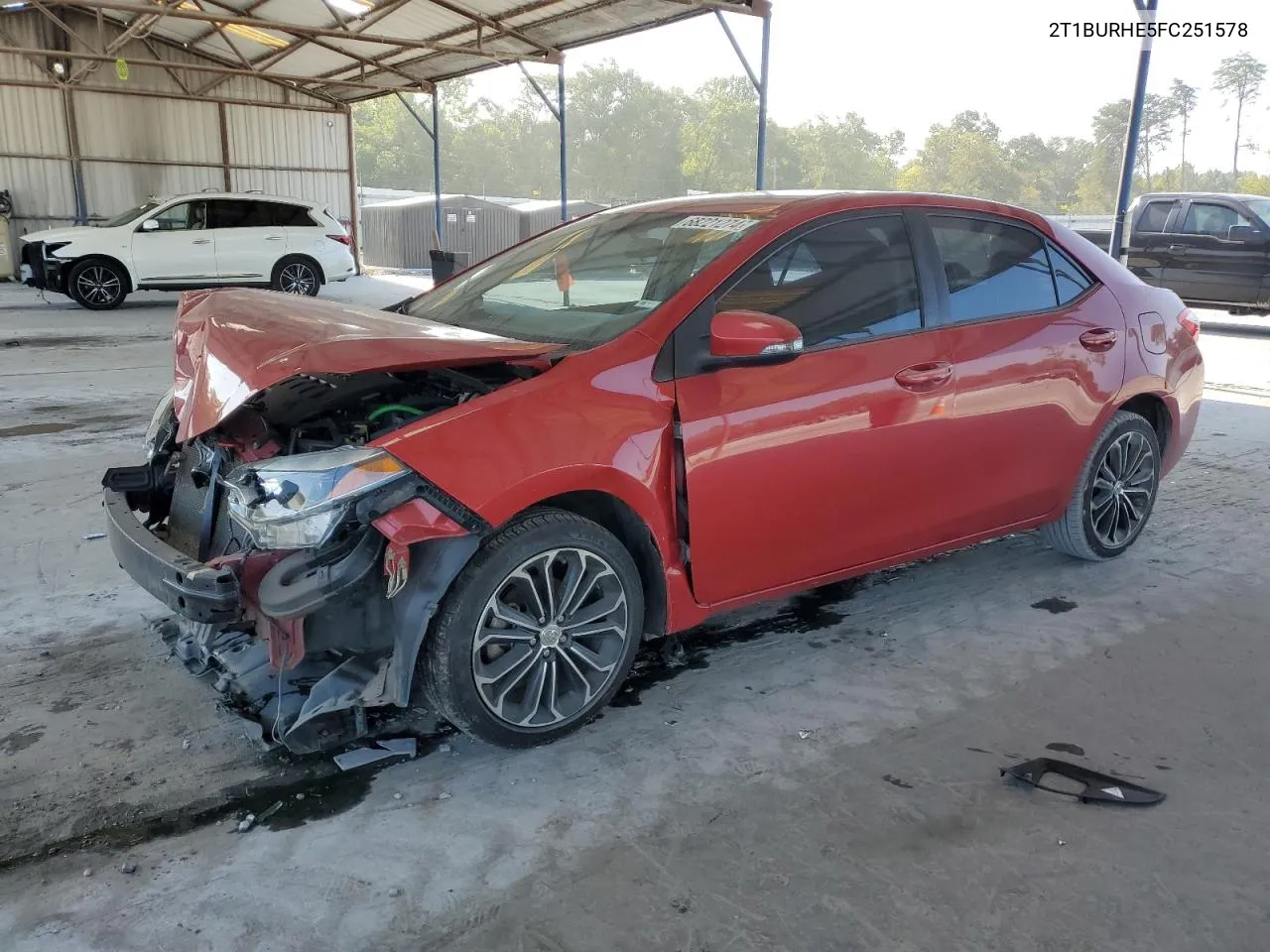 2015 Toyota Corolla L VIN: 2T1BURHE5FC251578 Lot: 68221274