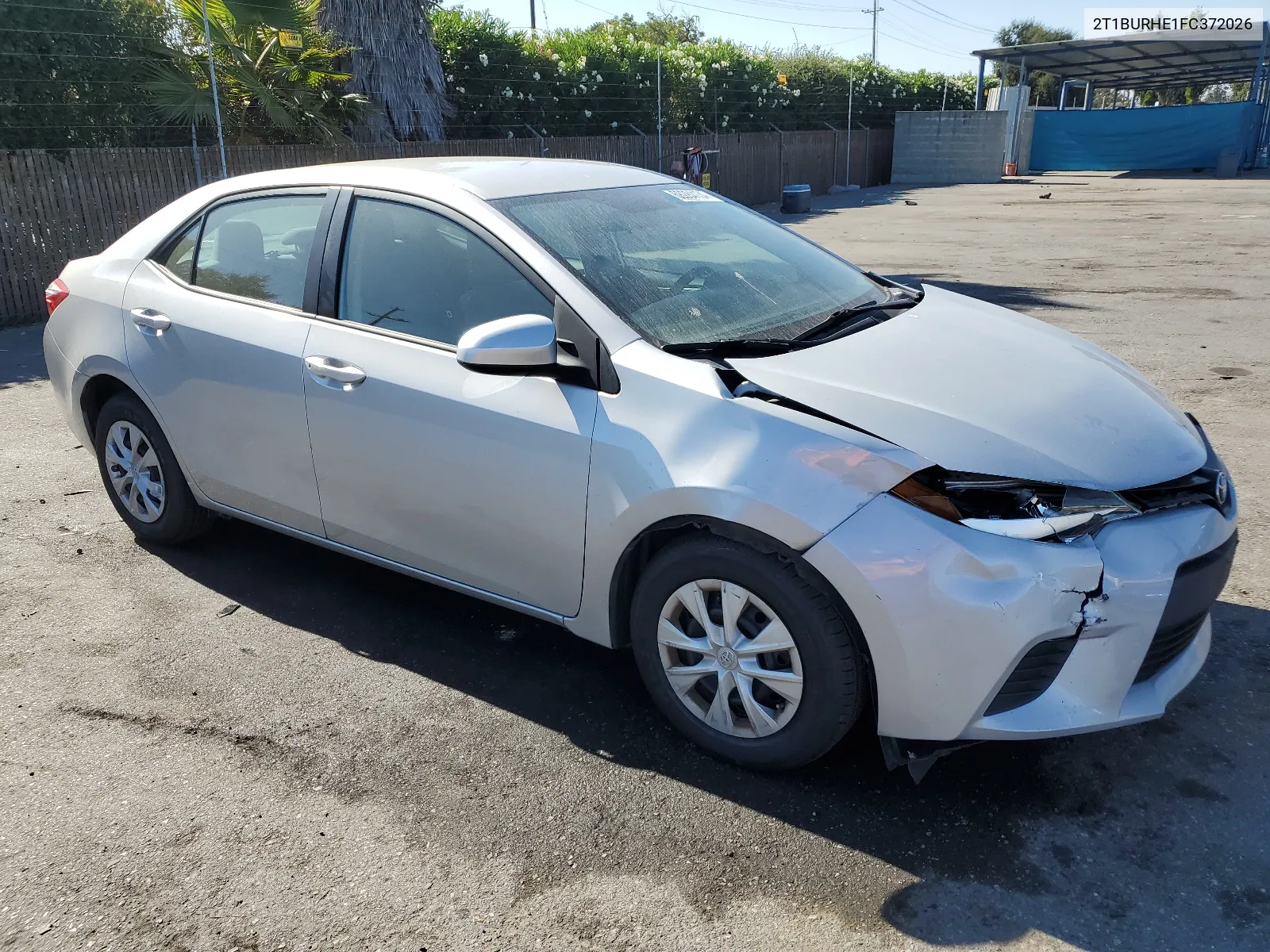 2015 Toyota Corolla L VIN: 2T1BURHE1FC372026 Lot: 68284134