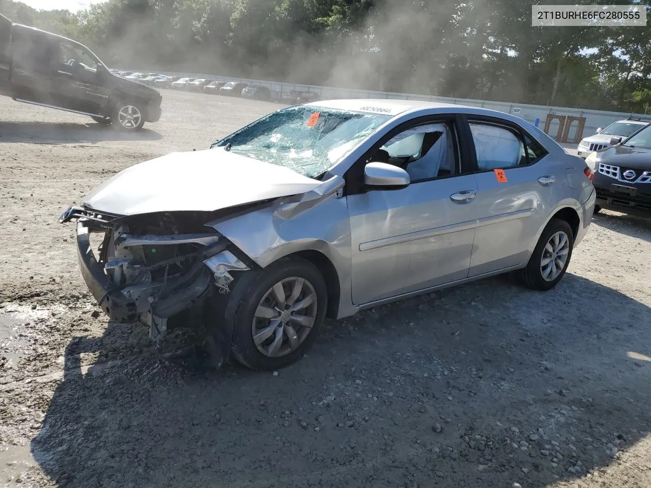 2015 Toyota Corolla L VIN: 2T1BURHE6FC280555 Lot: 68293664