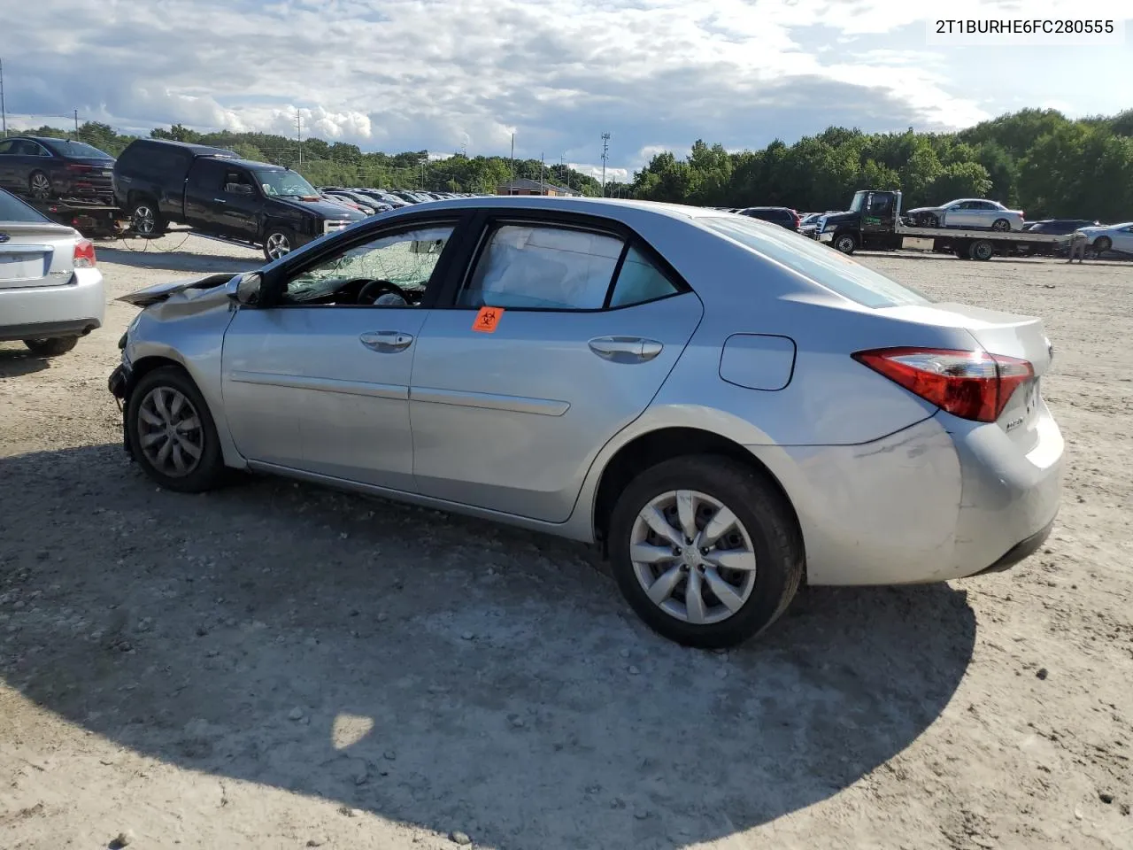 2015 Toyota Corolla L VIN: 2T1BURHE6FC280555 Lot: 68293664