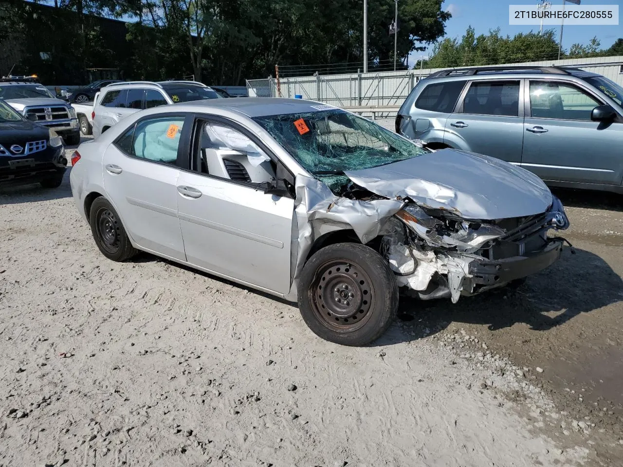 2015 Toyota Corolla L VIN: 2T1BURHE6FC280555 Lot: 68293664