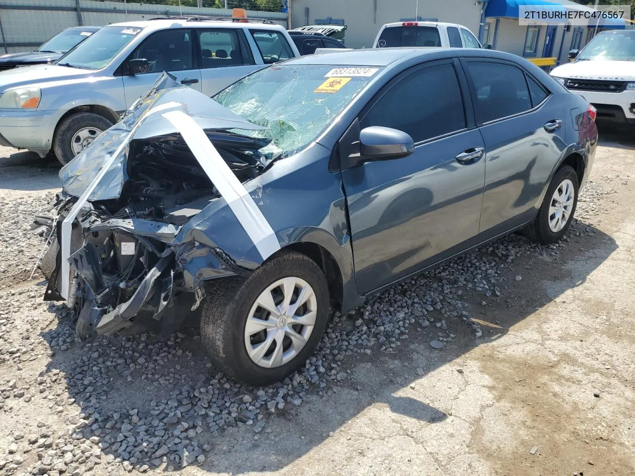 2015 Toyota Corolla L VIN: 2T1BURHE7FC476567 Lot: 68313824