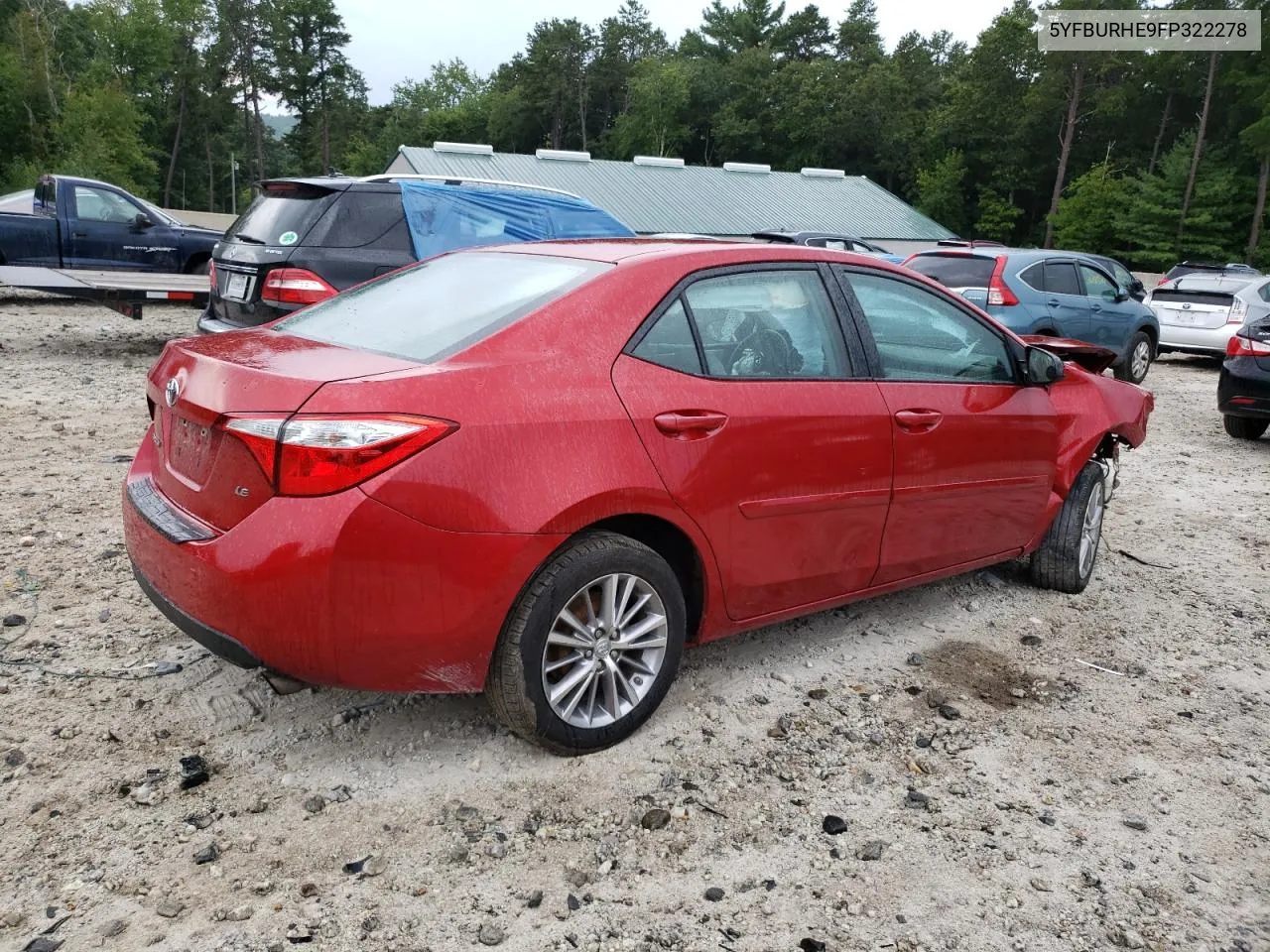 2015 Toyota Corolla L VIN: 5YFBURHE9FP322278 Lot: 68382194