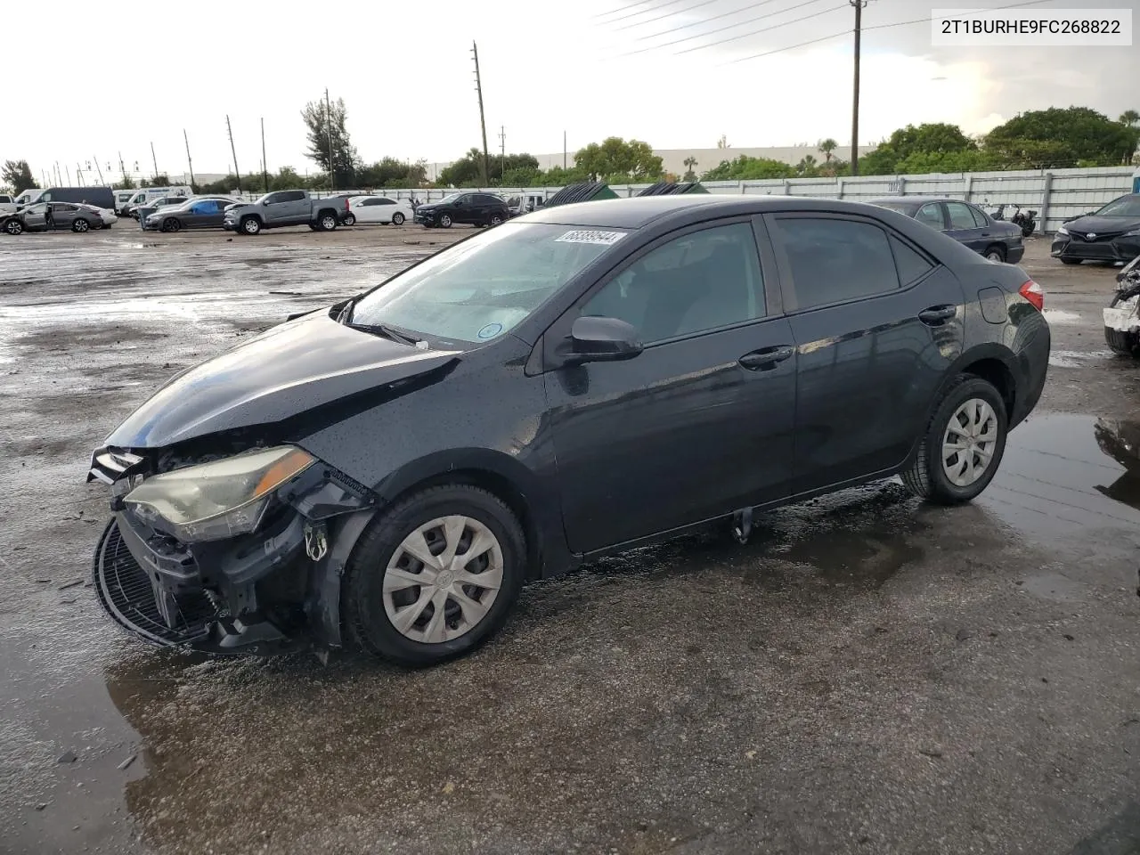 2015 Toyota Corolla L VIN: 2T1BURHE9FC268822 Lot: 68389544