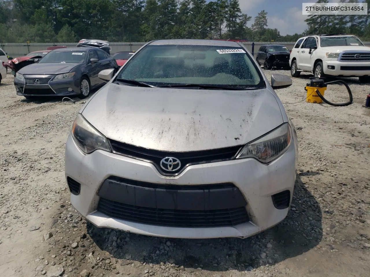 2T1BURHE0FC314554 2015 Toyota Corolla L